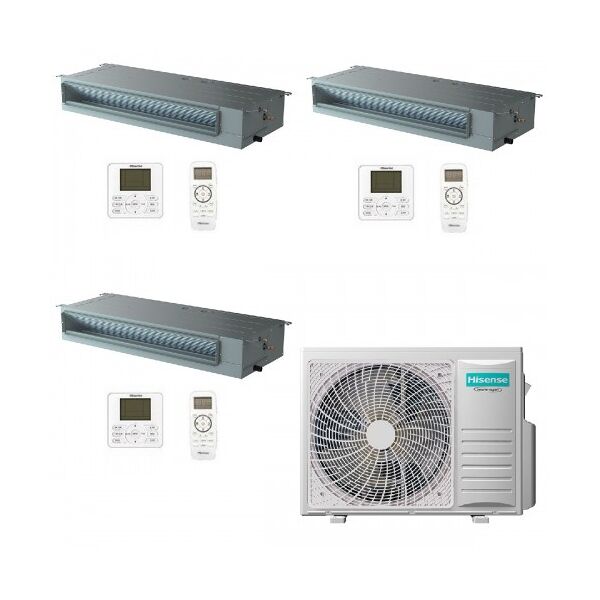 hisense climatizzatore trial split canalizzato 9+9+12 btu 4amw105u4raa adt26ux4rbl8 adt26ux4rbl8 adt35ux4rbl8 2.5+2.5+3.5 kw