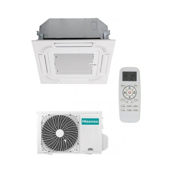 hisense mono split cassetta 60x60 9000 btu act26ur4rcc8 auw26u4rs8 turbo climatizzatore monofase 220 v r-32 wifi opz