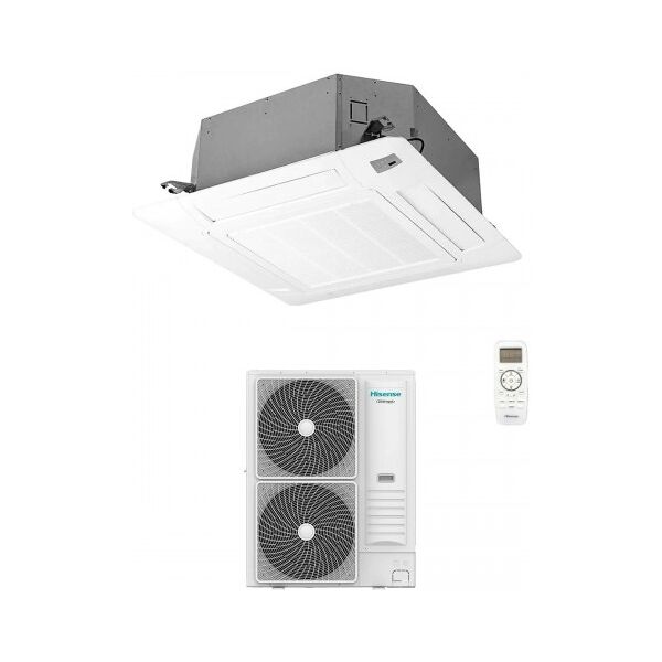 hisense mono split cassetta 90x90 60000 btu auc175ur4rkc4 auw175u6rp4-t super climatizzatore trifase 380 v r-32 wifi opz