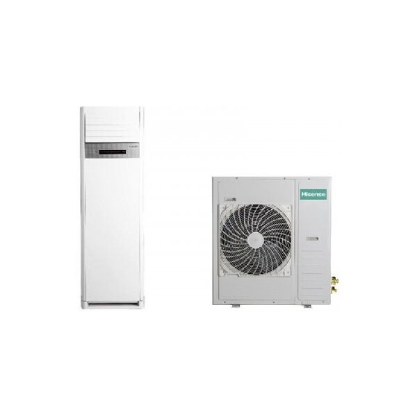 hisense mono split colonna 47600 btu auf140ur4rmpa auw140u6rt  climatizzatore pavimento trifase 380 v r-32