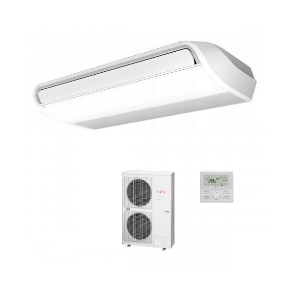 fujitsu mono split 45000 btu soffitto abyg45krta aoyg45kbtb condizionatore serie kr 12.0 kw r-32 monofase 220v