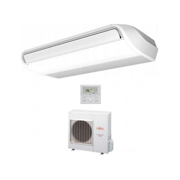 fujitsu mono split 30000 btu soffitto abyg30krta aoyg30kata condizionatore serie eco kr 8.0 kw r-32 monofase 220v