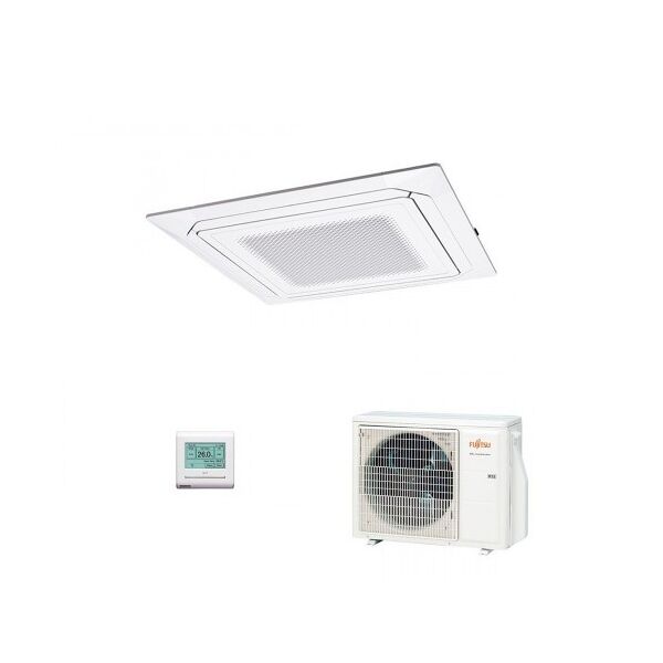 fujitsu mono split cassetta bianco 22000 btu auxg22krlb aoyg22kbtb condizionatore serie kr circular flow 6.0 kw monofase 220v