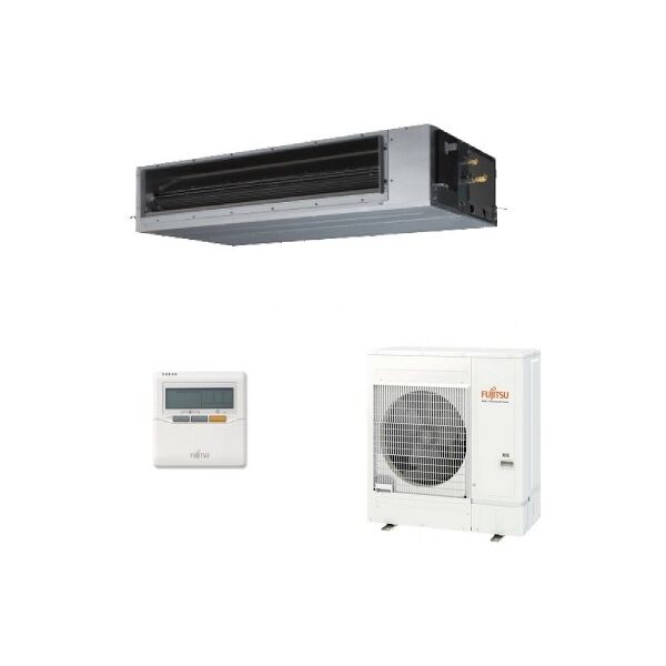 fujitsu mono split canalizzabile 54000 btu arxg54khtap aoyg54kbtb condizionatore kht media alta prevalenza r-32 monofase 220v