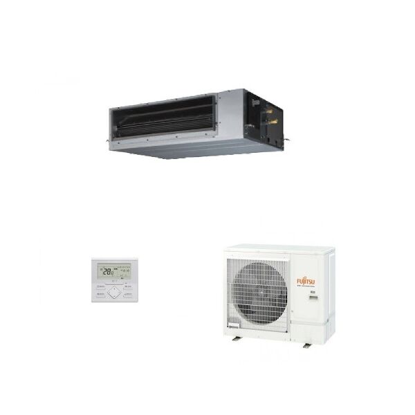 fujitsu mono split canalizzabile 36000 btu arxg36khtap aoyg36krta condizionatore kht media alta prevalenza r-32 trifase 380v