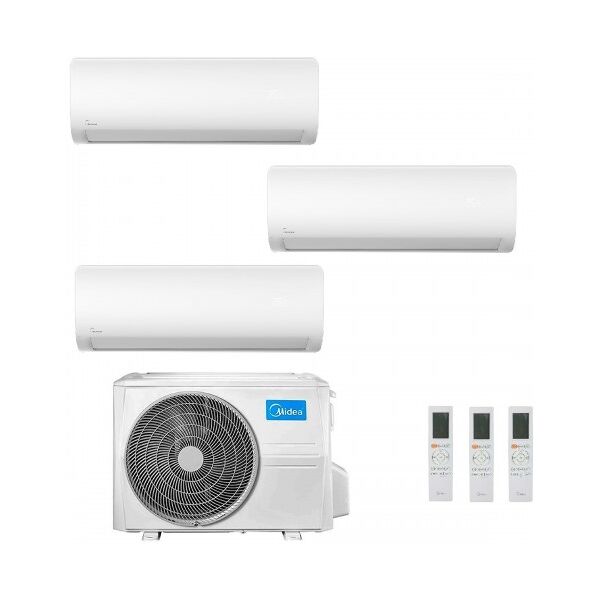 midea trial split 9+9+24 btu xtreme pro wf m4o-36fn8-q con 2 unità msagbu-09hrfn8 + msagdu-24hrfn8 condizionatore r-32 wifi