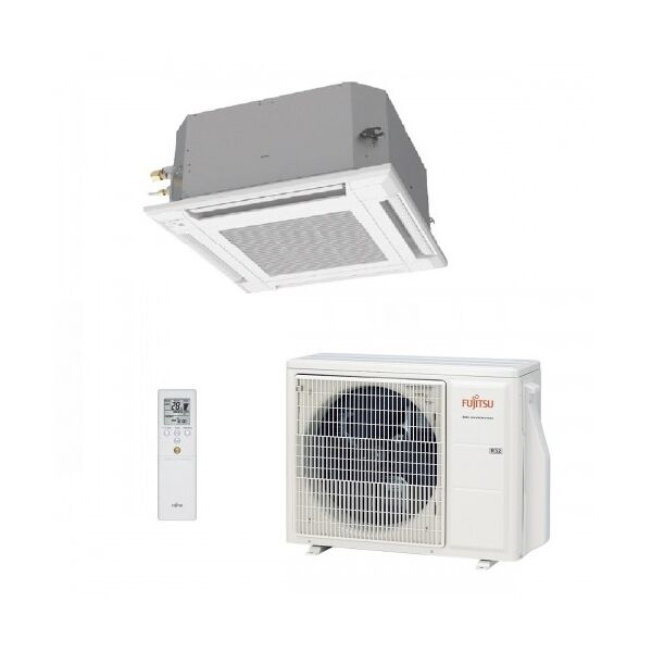 fujitsu mono split 22000 btu cassetta auxg22kvla aoyg22kata condizionatore serie compatte eco kv inverter 6.0 kw monofase 220v