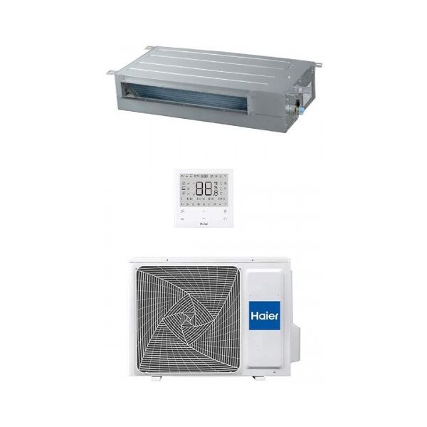 haier mono split 9000 btu canalizzato slim bassa prevalenza 2.5 kw ad25s2ss1fa(h) 1u25s2sm1fa condizionatore wifi r-32