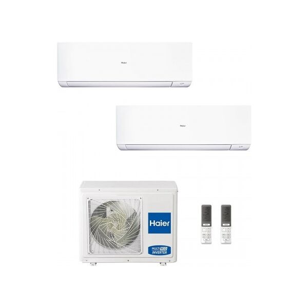 haier dual split 7+15 btu expert bianco wifi 2.0+4.2 kw 3u70s2sr5fa as20xcahra as42xcahra condizionatore r-32