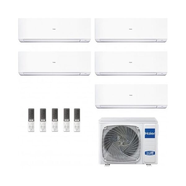 haier penta split 9+9+9+9+9 expert bianco 5u90s2ss5fa 5x as25xcahra condizionatore wifi 2.5+2.5+2.5+2.5+2.5 kw r-32