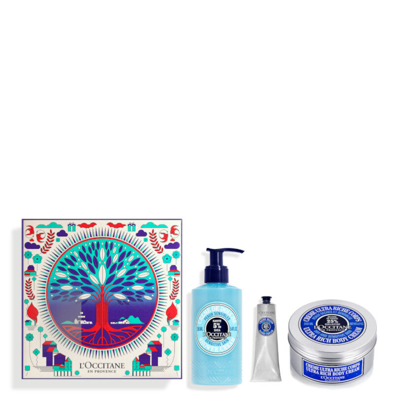 L'Occitane en Provence Karité Cofanetto 250 ML Crema Doccia + 200 ML Crema Corpo + 30 ML Crema Mani