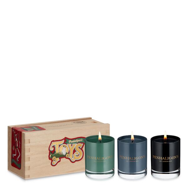 penhaligon's  penhaligon's home hooplas candle trio set 3 x 65 gr