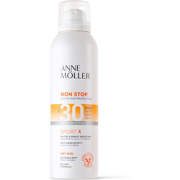 anne möller non stop invisible mist spf 30 sport corpo formula no gas 150 ml