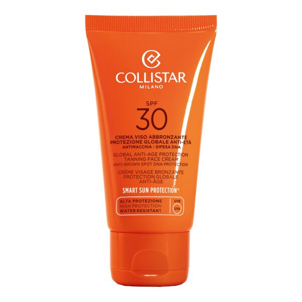 collistar crema viso abbronzante protezione globale anti eta antimacchia difesa dna spf 30 water resistant 50 ml