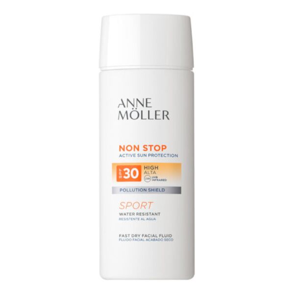 anne möller non stop fast dry facial fluid spf 30 sport viso 75 ml