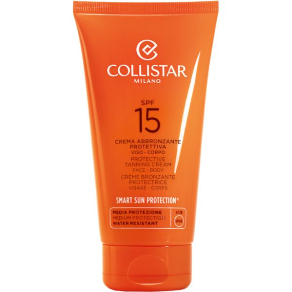 collistar crema abbronzante protettiva viso e corpo water resistant spf 15 150 ml