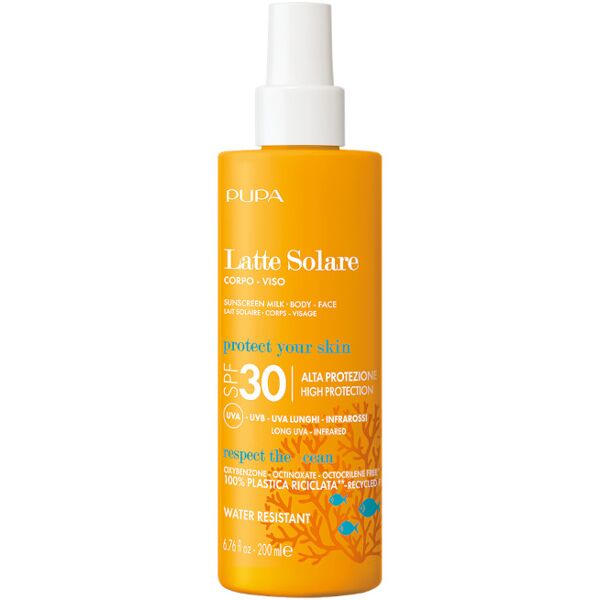 pupa latte solare spf 30 viso/corpo 200 ml