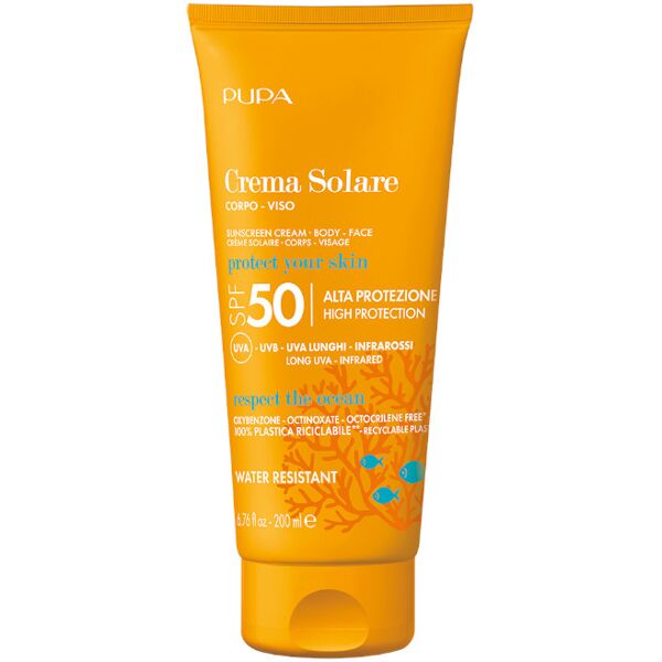 pupa crema solare spf 50 viso/corpo 200 ml