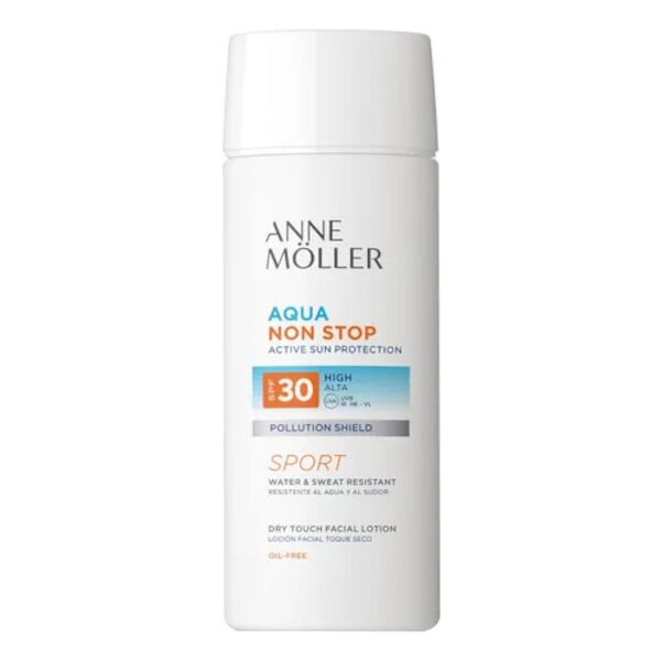 anne möller aqua non stop dry touch facial lotion spf 30+ viso 75 ml