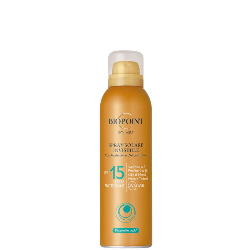 biopoint solaire spray solare invisibile spf 15 150 ml