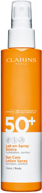 clarins lait-en-spray solaire spf 50 + 150 ml