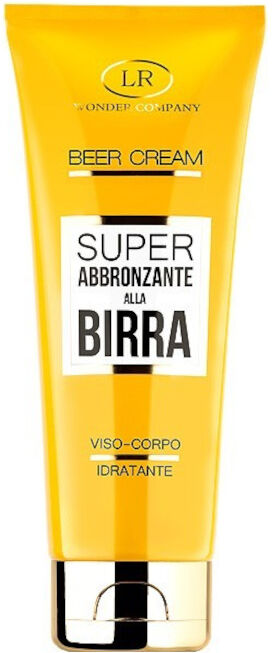 lr wonder company beer cream - super abbronzante alla birra viso/corpo 100 ml