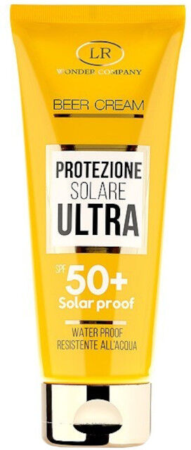 lr wonder company beer cream - protezione solare ultra viso/corpo spf 50+ 100 ml