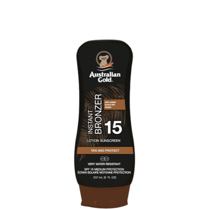 Australian Gold Lotion Sunscreen SPF 15 Instant Bronzer 237 ml