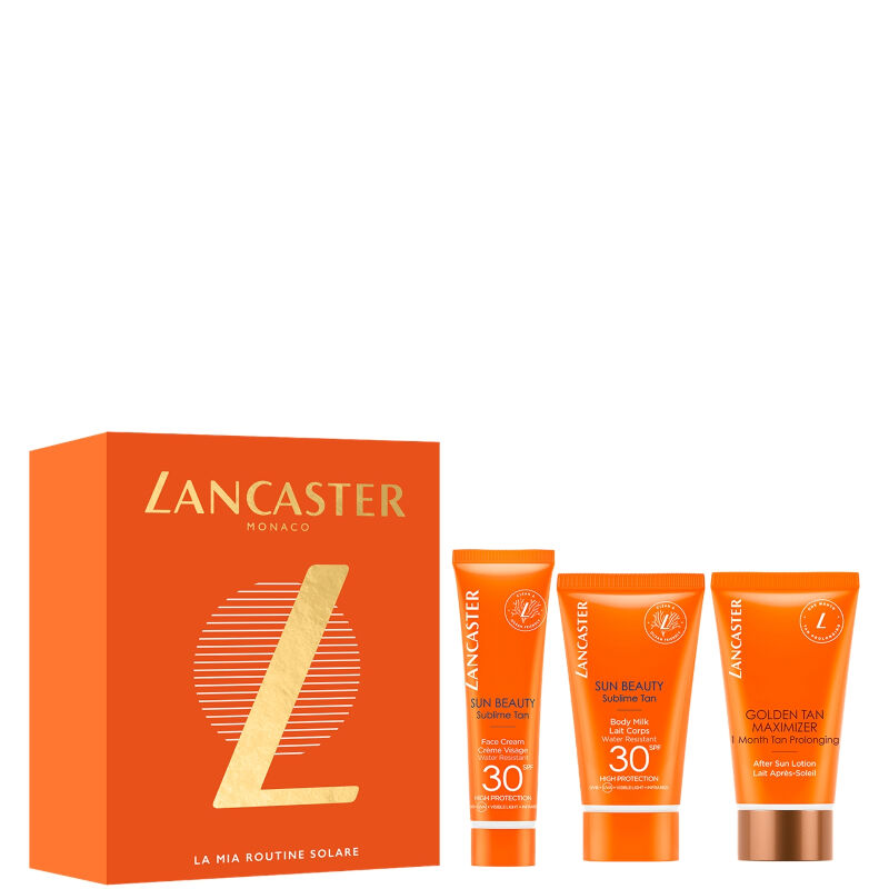 Lancaster My Sun Routine Trio SPF 30 Confezione 30 ML Crema Viso SPF 30 + 50 ML Crema Corpo SPF30 + 50 ML Crema Doposole