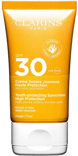 Clarins Crème Solaire Jeunesse Haute Protection SPF 30 Visage 50 ML