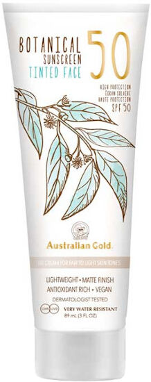 Australian Gold Botanical Sunscreen Tinted Face SPF 50 MEDIUM