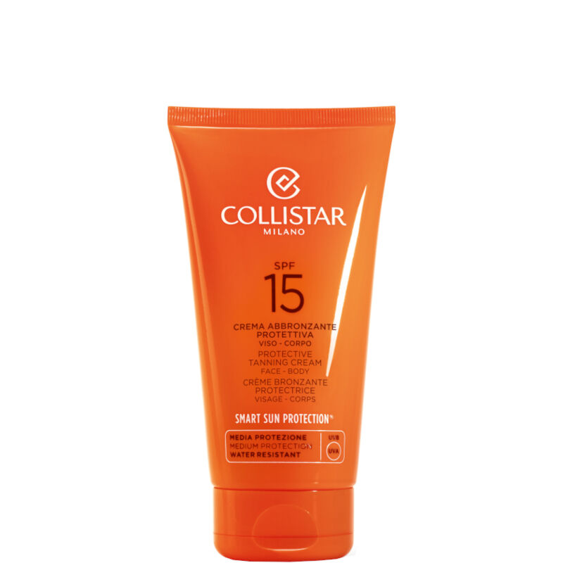 Collistar crema abbronzante protettiva viso e corpo water resistant spf 15 150 ML