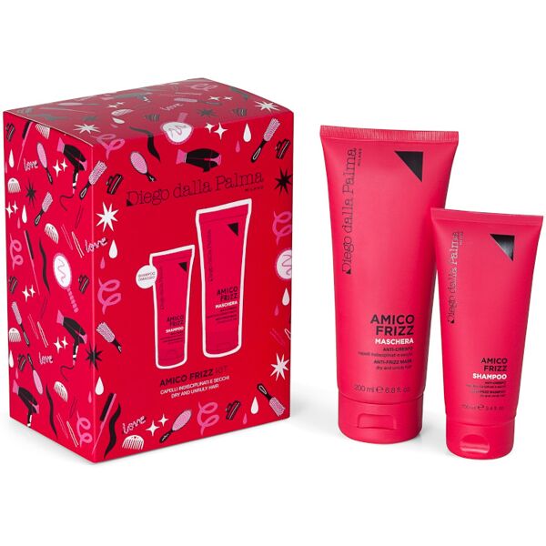 diego dalla palma haircare maschera + shampoo anti crespo amico frizz 200 ml maschera capelli + 100 ml shampoo