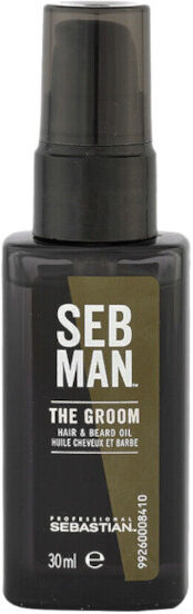 sebastian seb man the groom  hair & beard oil 30 ml