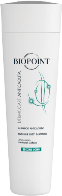 biopoint dermocare shampoo anticaduta capelli indeboliti speciale uomo 200 ml