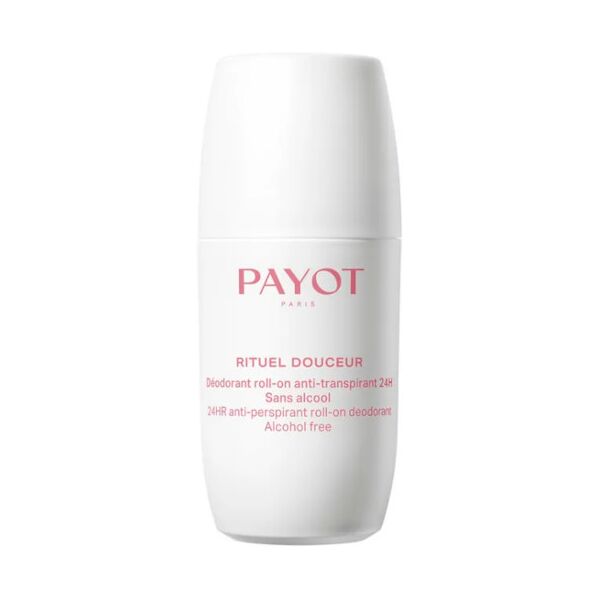 payot rituel douceur - déodorant roll-on anti-transpirant 24 h sans alcool 75 ml