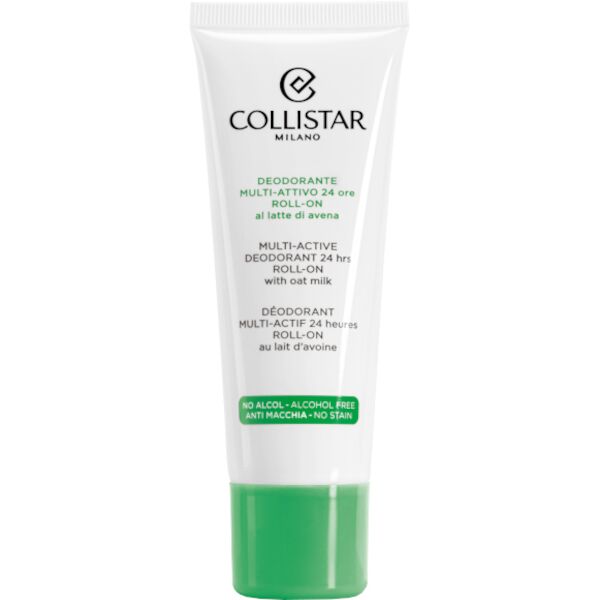 collistar deodorante multi attivo 24 ore roll on al latte di avena 75 ml