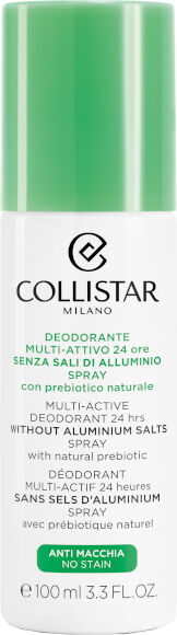 Collistar Deodorante Multi-Attivo 24 Ore Spray Senza Sali di Alluminio 100 ml