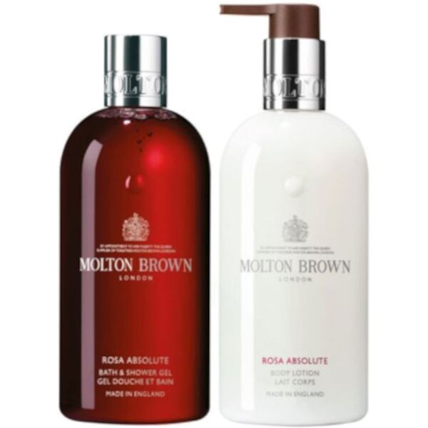 molton brown rosa absolute body care collection 2 x 300 ml