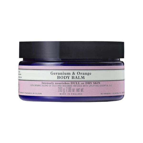 neal's yard remedies geranium and orange body balm 200 ml