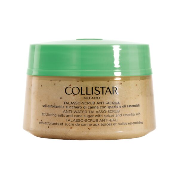 collistar talasso scrub anti acqua sali esfolianti e zucchero di canna con spezie oli essenziali 300 gr