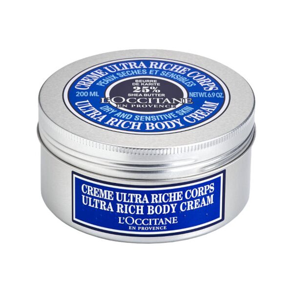 l'occitane en provence karité - crème ultra riche corps - crema corpo ricca pelli secche e sensibili 200 ml