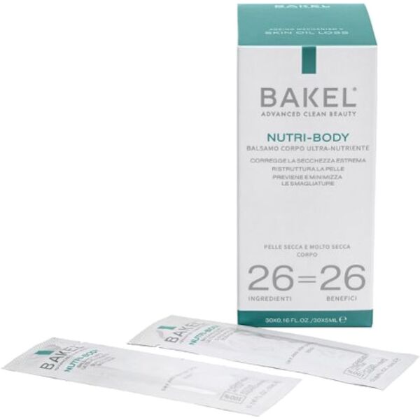 bakel bakel nutri-body balsamo corpo ultra-nutriente 30 x 5 ml