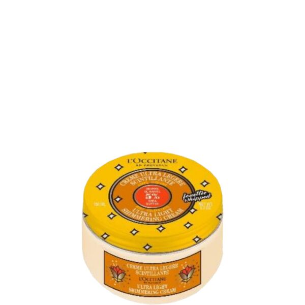 l'occitane en provence karité & curcuma - creme ultra legere scintillante 200 ml