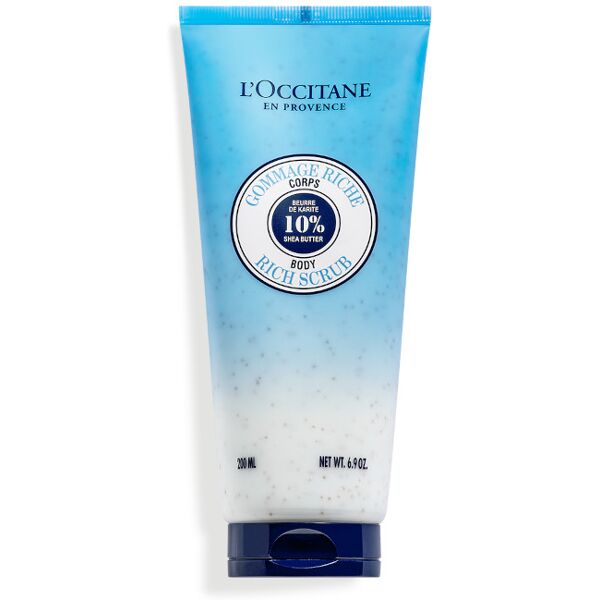 l'occitane en provence karité - gommage riche corps - scrub corpo leggera 200 ml