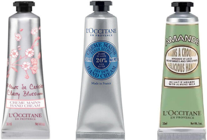 l'occitane en provence hand cream trio - trio creme mani 3 x 30 ml*