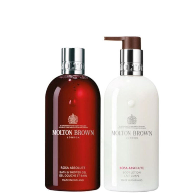 molton brown rosa absolute body care collection 2 x 300 ml