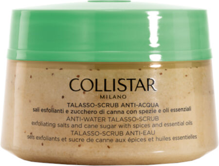 collistar talasso scrub anti acqua sali esfolianti e zucchero di canna con spezie oli essenziali 300 gr