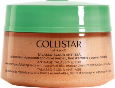 Collistar talasso scrub anti eta anticellulite sali esfolianti rigeneranti con oli essenziali fiori d arancio e agrumi di sicilia 300 gr