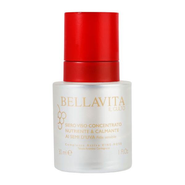 bellavita il culto carmignano - siero viso concentrato nutriente & calmante ai semi d'uva 30 ml